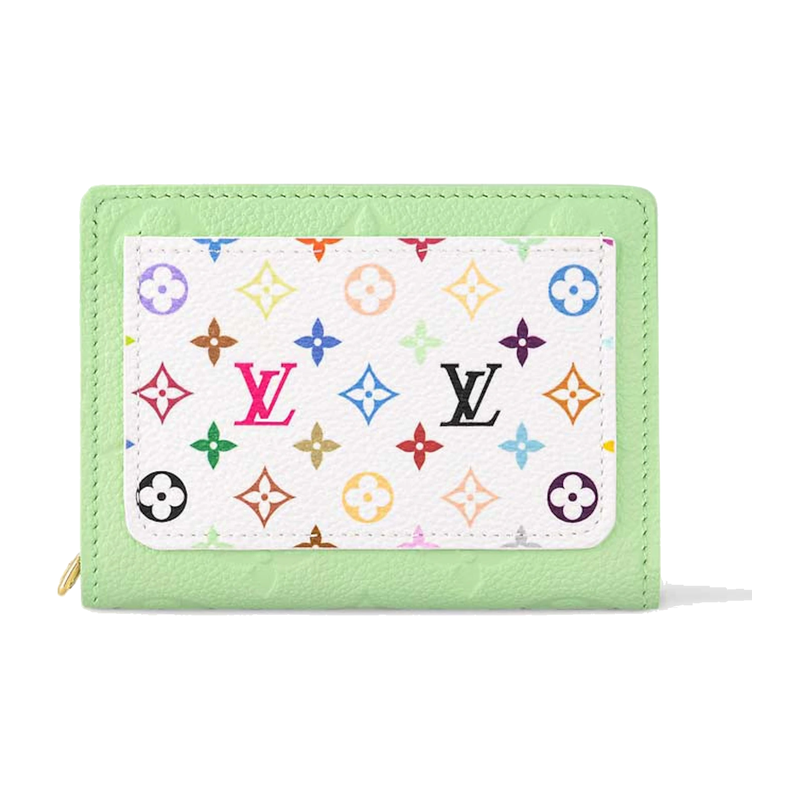 Louis Vuitton x Takashi Murakami Portefeuille Claire Green Tea