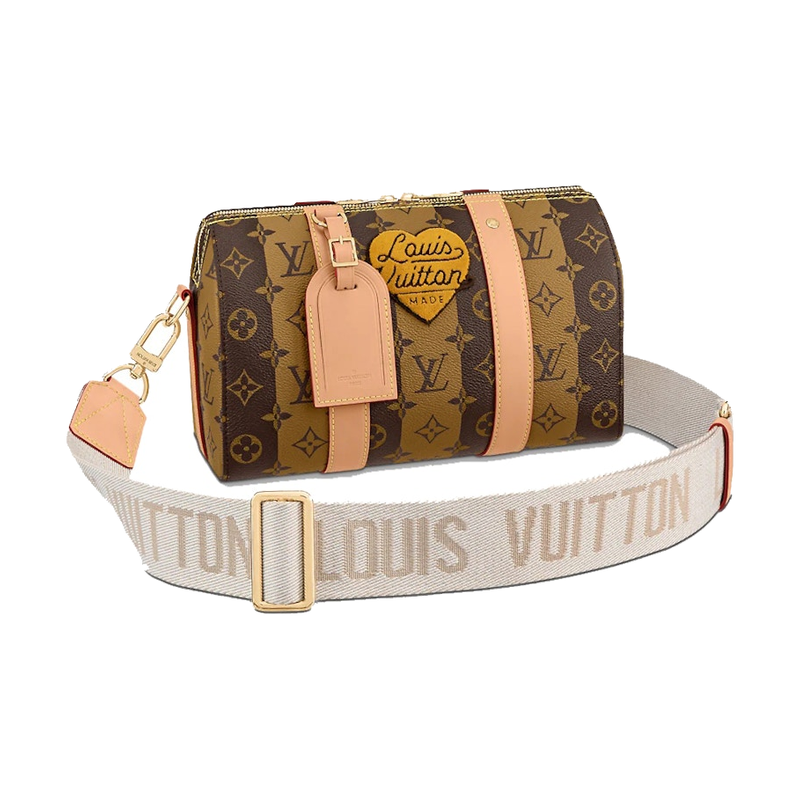 Louis Vuitton x Nigo City Keepall Monogram Stripes Brown