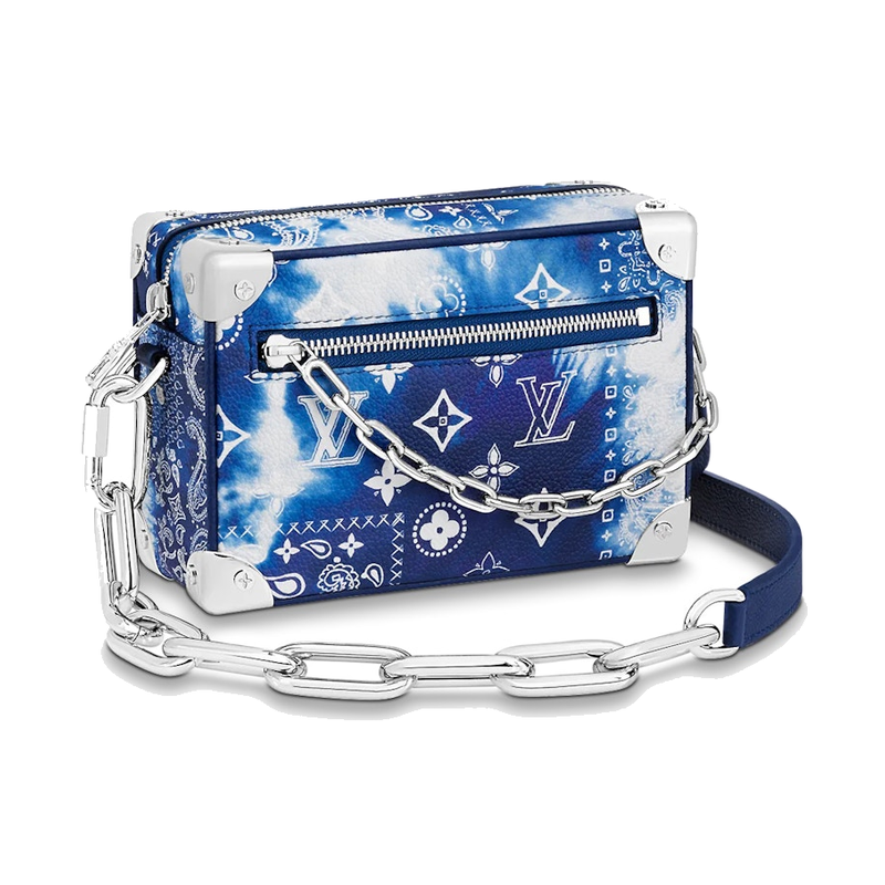 Louis Vuitton Mini Soft Trunk Bandana Monogram Blue