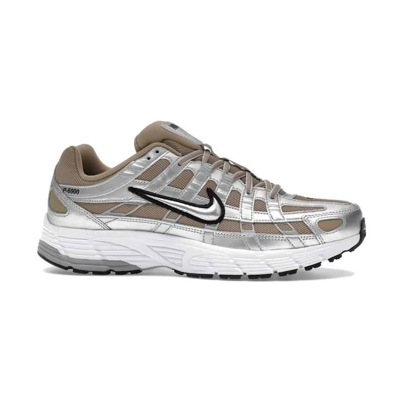 Nike P-6000 Khaki Metallic Silver