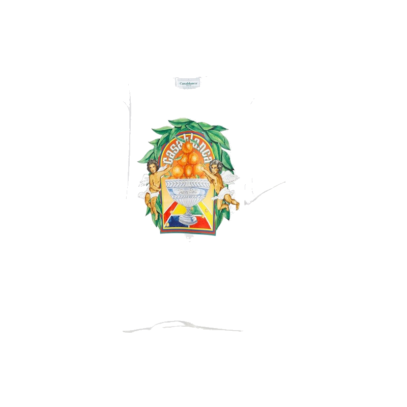Casablanca Triomphe D'orange T-Shirt White