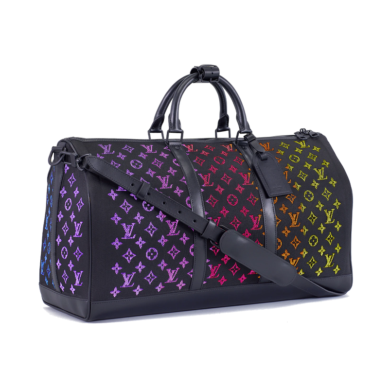 Louis Vuitton Keepall LED Monogram 50 Black