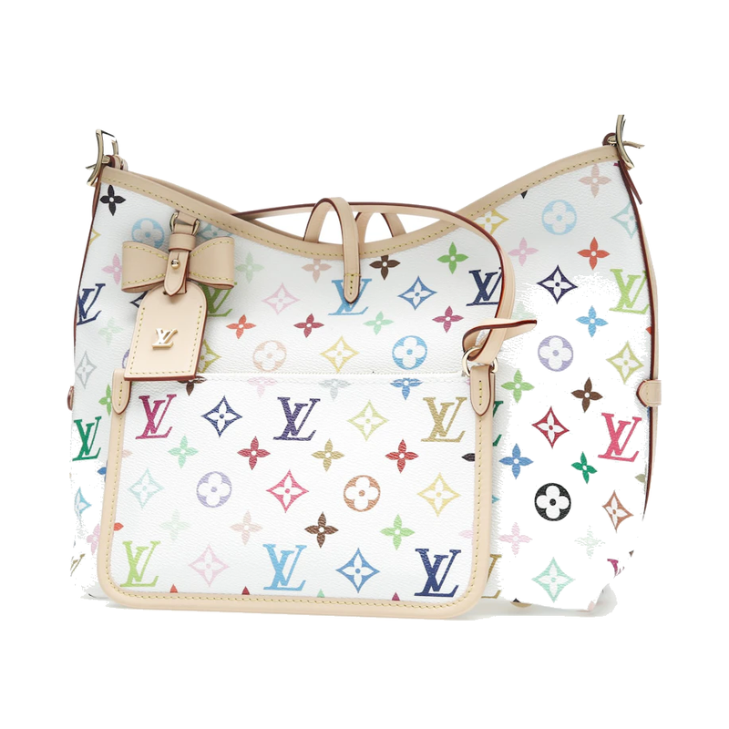 Louis Vuitton x Takashi Murakami CarryAll PM White Multicolored
