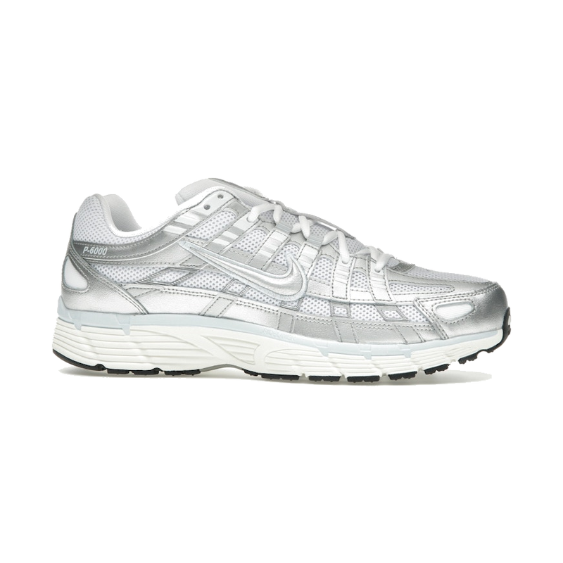 Nike P-6000 White Blue Tint Sail Metallic Silver