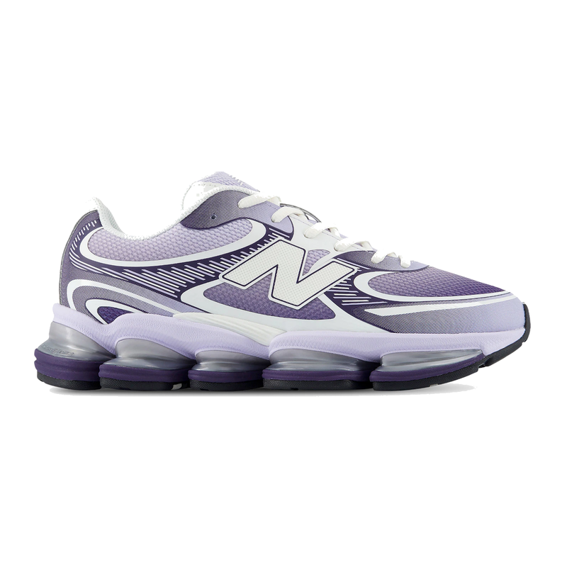 New Balance ABZORB 2000 Boysenberry Smoked Violet avec tige en mesh respirant, empiècements synthétiques, amorti ABZORB et finition Boysenberry Smoked Violet.