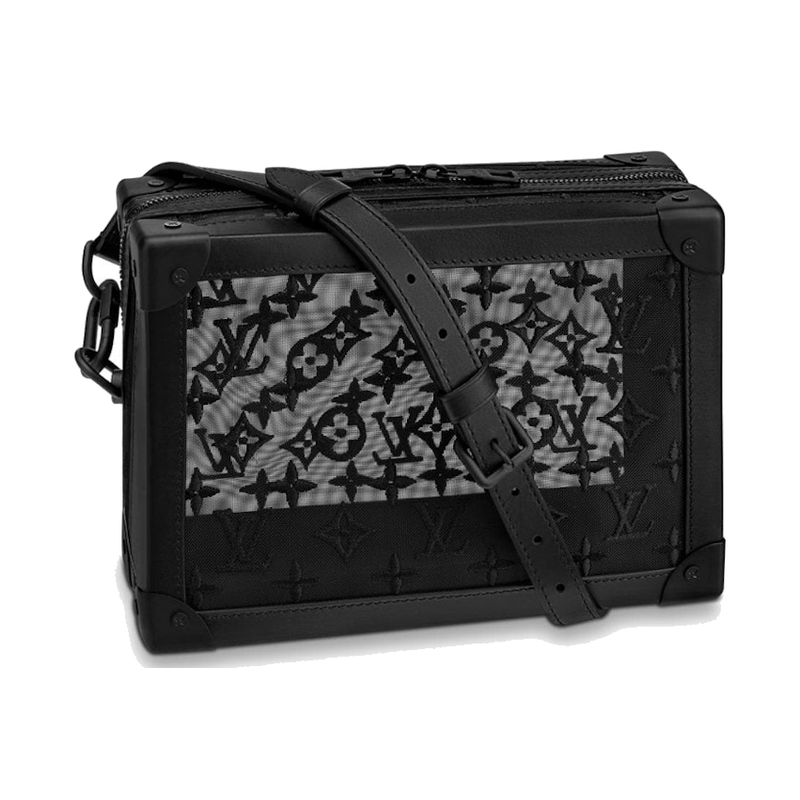 Louis Vuitton Soft Trunk Monogram Mesh Black