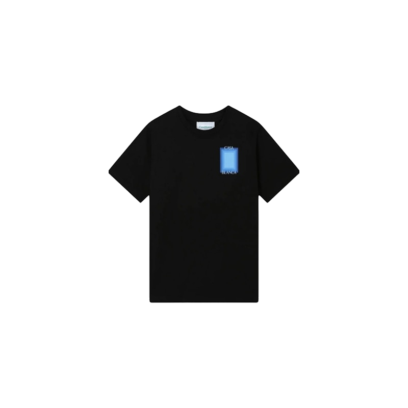 Casablanca Degrade Screen Design T-Shirt Black