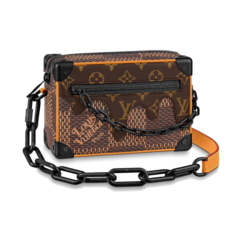 Louis Vuitton x Nigo Soft Trunk Damier Ebene Giant Mini Brown