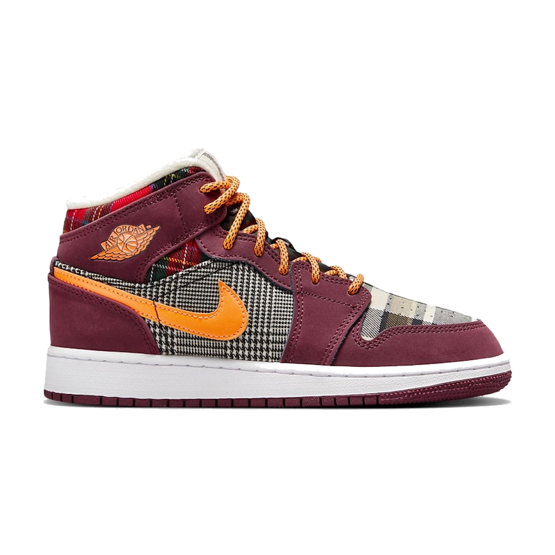 Air Jordan 1 Mid SE Plaid