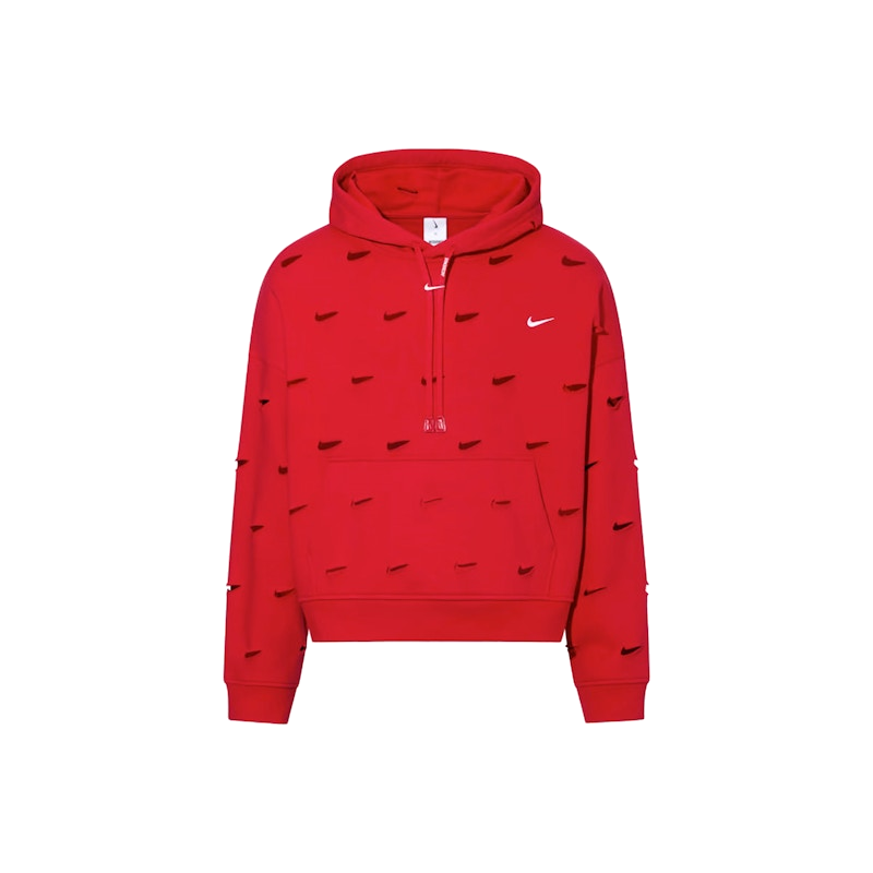 Jacquemus x Nike Le Swoosh Hoodie Dark Red
