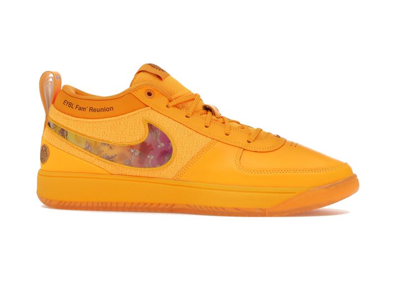 Nike Book 1 EYBL Peach Jam avec tige en textile respirant, détails inspirés du tournoi EYBL Peach Jam, amorti Air Zoom et semelle extérieure en caoutchouc.
