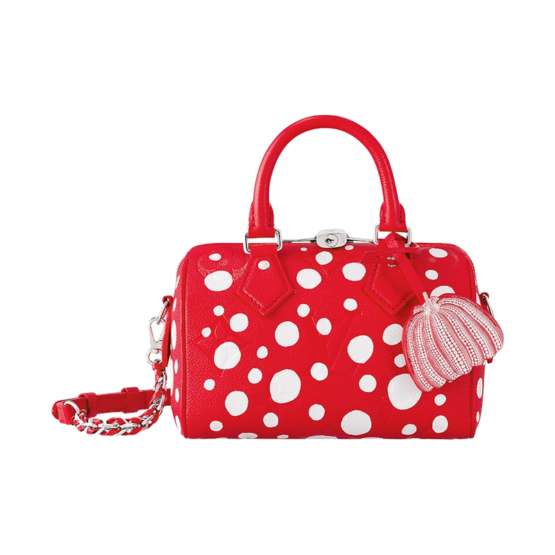 Louis Vuitton x Yayoi Kusama Speedy Bandouliere 20 Red/White