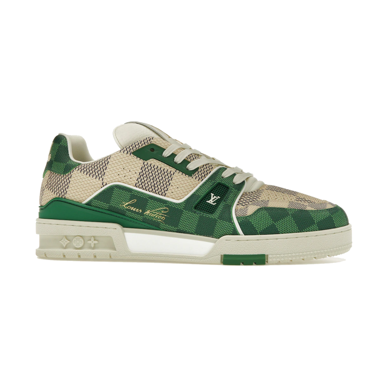 Louis Vuitton LV Trainer Damier White Green