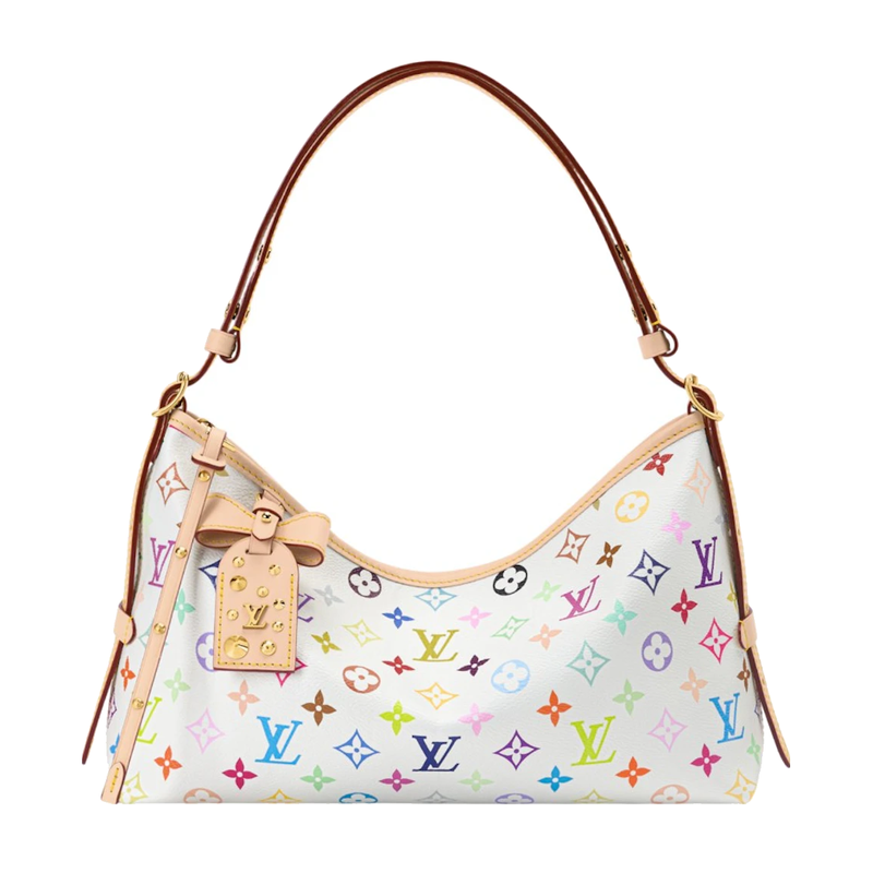 Louis Vuitton x Takashi Murakami CarryAll East West Multicolor White
