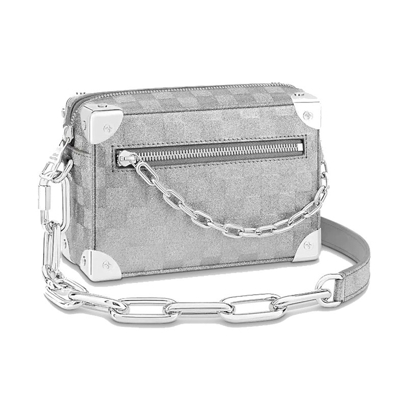 Louis Vuitton Mini Soft Trunk Glitter Silver
