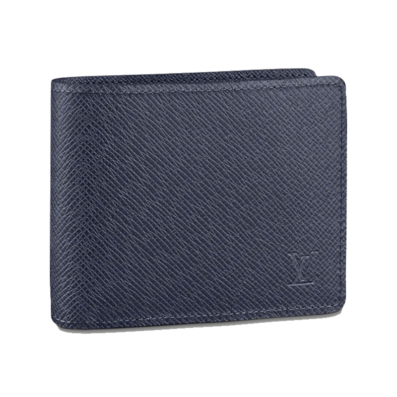 Louis Vuitton Multiple Wallet Taiga Bleu Marine