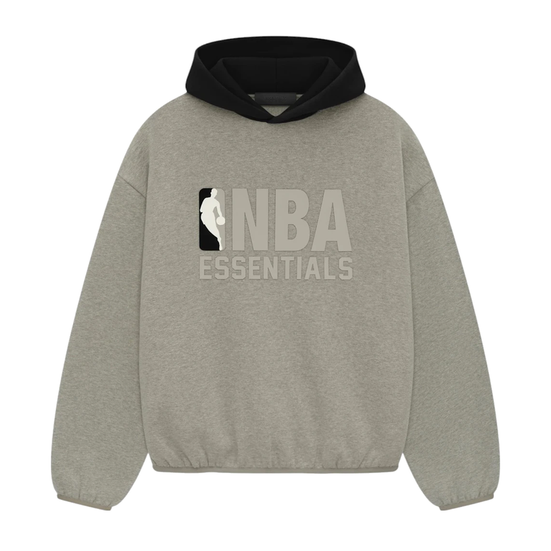 Fear of God Essentials NBA Hoodie Warm Heather/Black