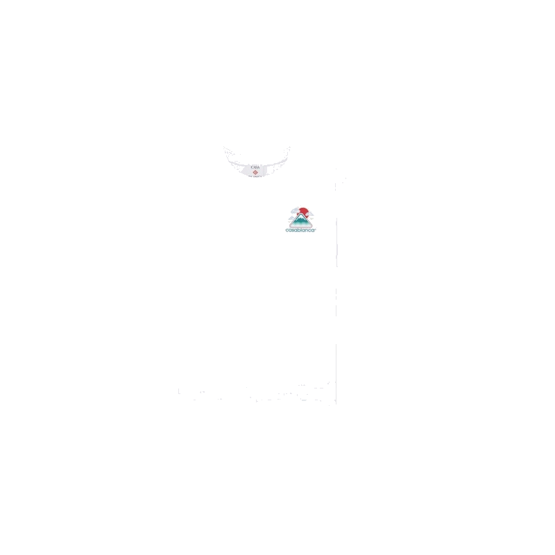 Casablanca Montagne Ondulee Tee White
