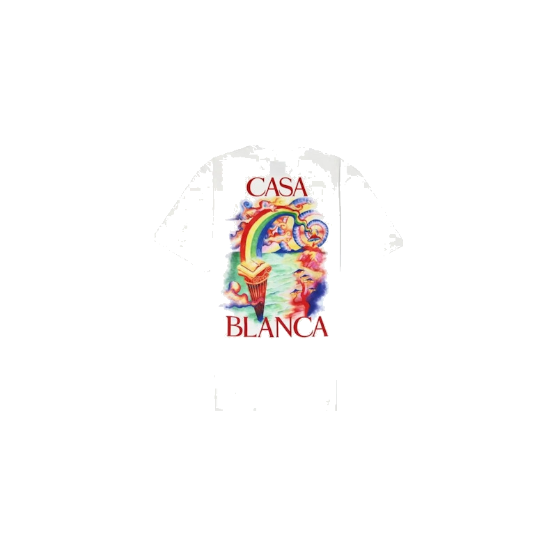 Casablanca Printed Nature T-shirt White