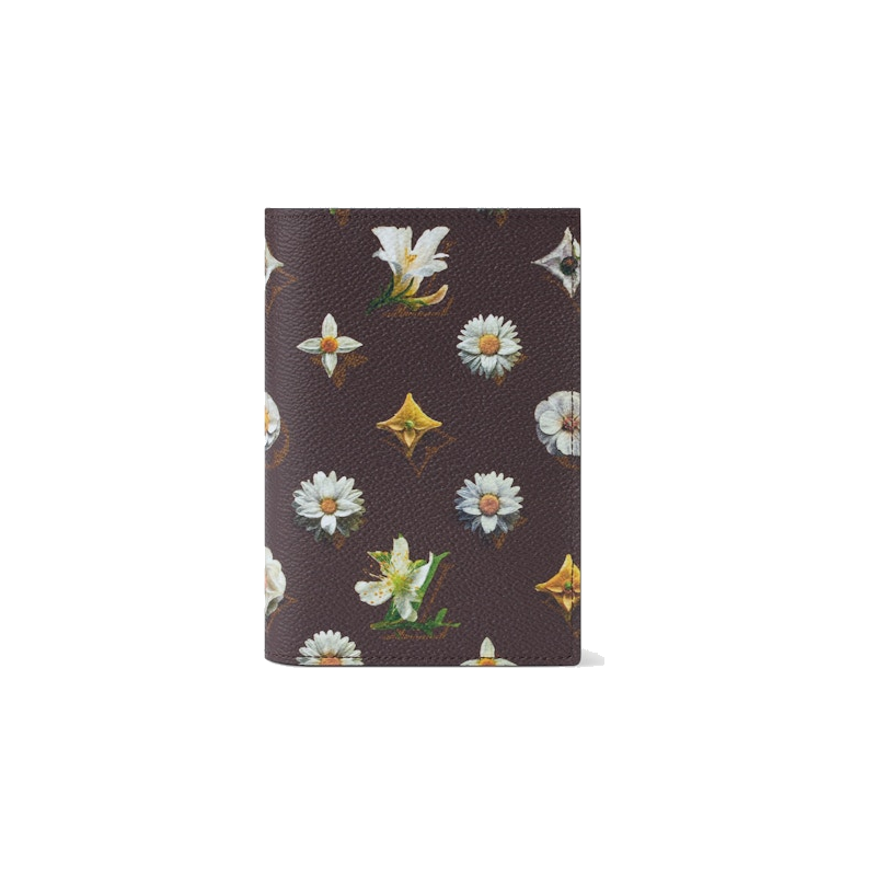 Louis Vuitton Monogram Heritage Passport Cover Brown