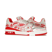 Louis Vuitton LV Trainer Graffiti White Red
