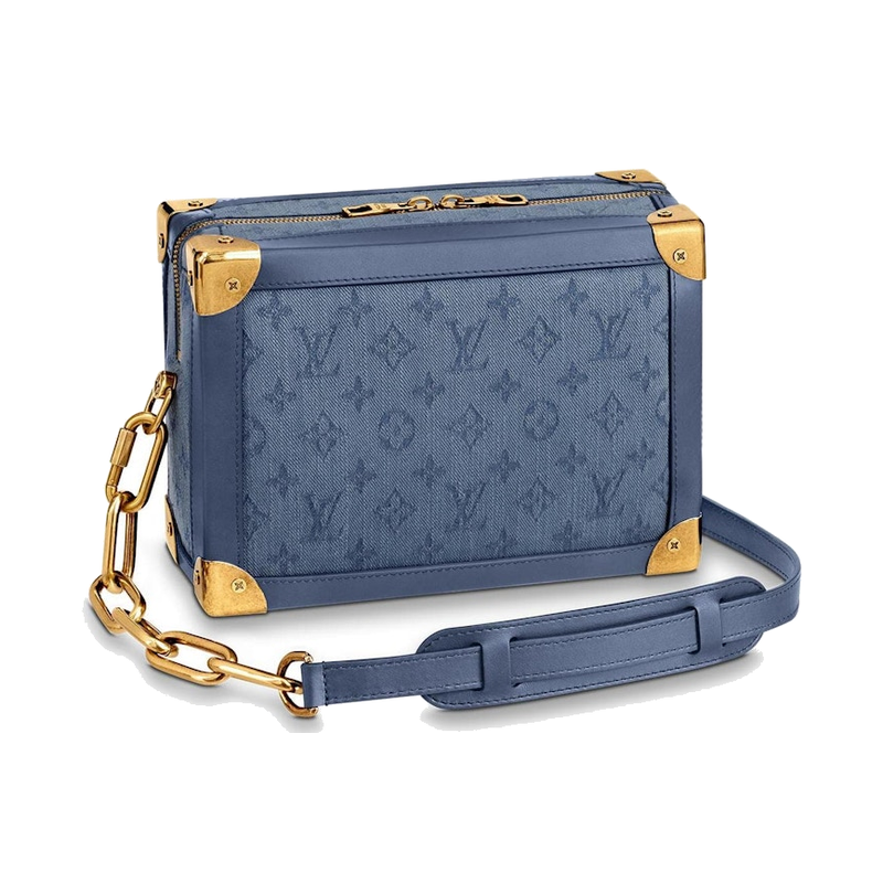 Louis Vuitton Soft Trunk Monogram Denim Blue