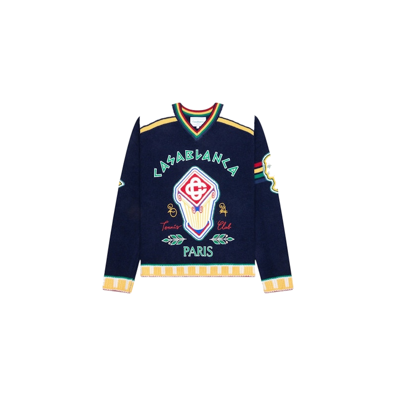Casablanca Fraternity Sweatshirt Navy/Striped