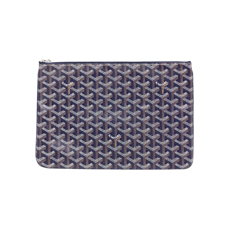 Goyard Senat Pouch MM Navy Blue