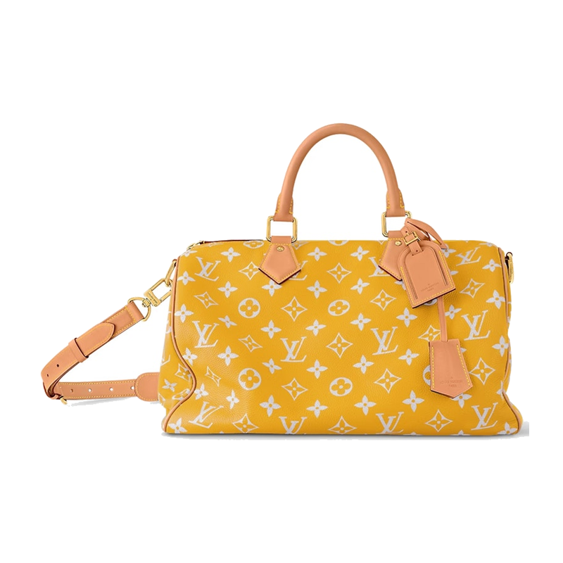 Louis Vuitton Speedy P9 Bandoulière 40 Monogram Leather Jaune Mat