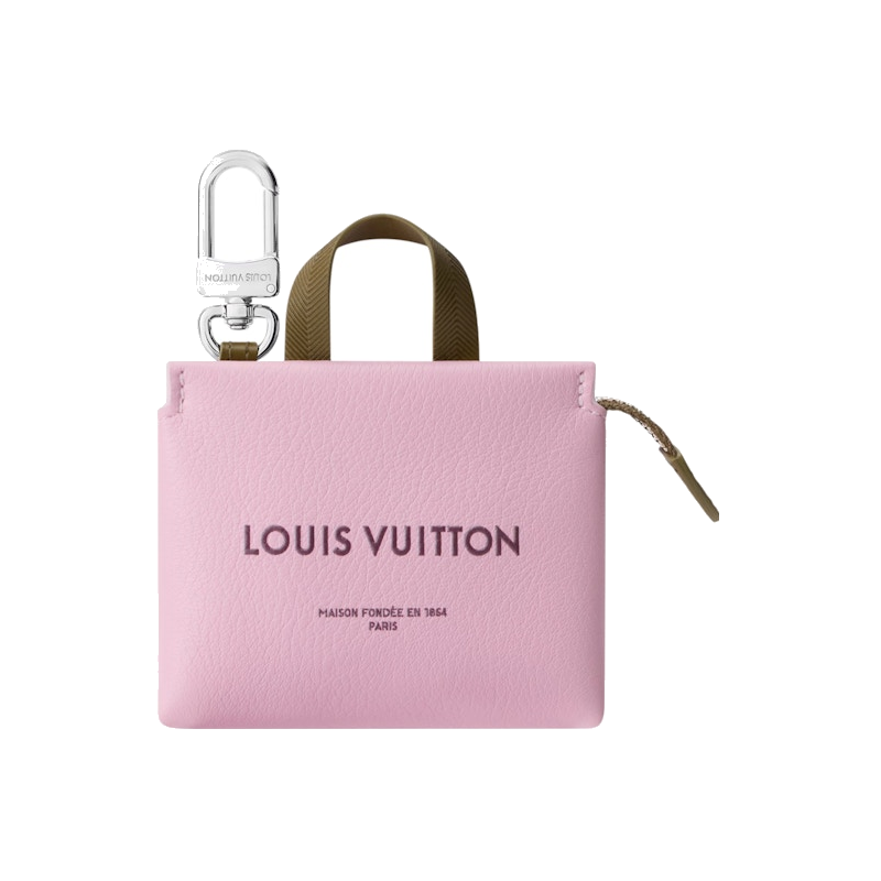 Louis Vuitton x Nigo LV Mini Shopper Bag Charm Pink
