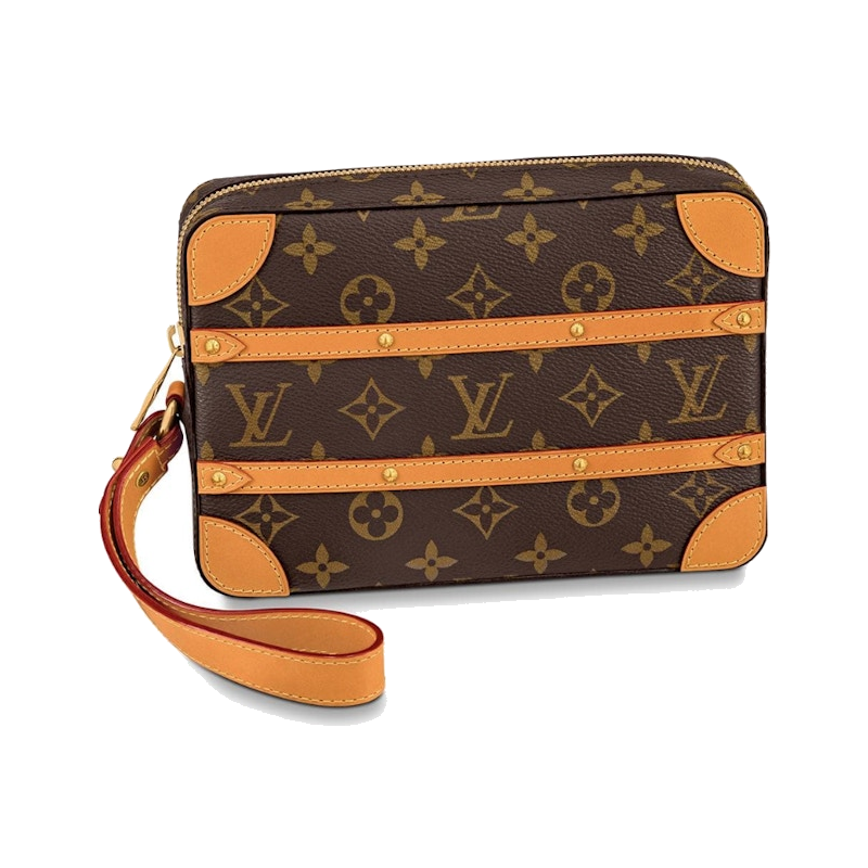 Louis Vuitton Soft Trunk Pouch Monogram Brown