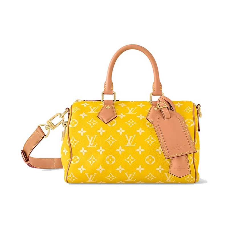 Louis Vuitton Speedy P9 Bandoulière 25 Monogram Leather Jaune Mat