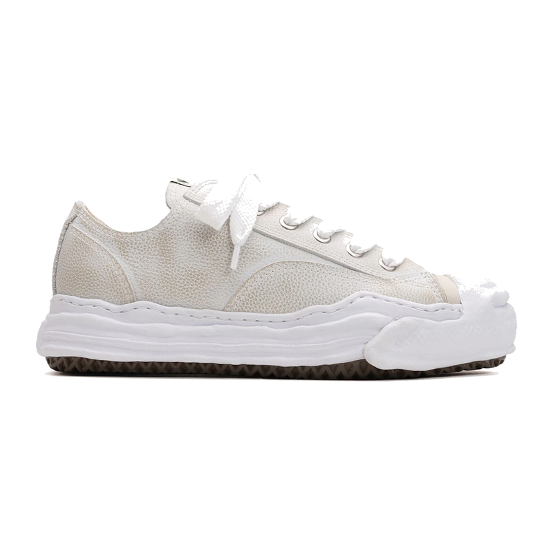 Maison Mihara Yasuhiro Hank OG Sole Brushed Shrink Leather Low White