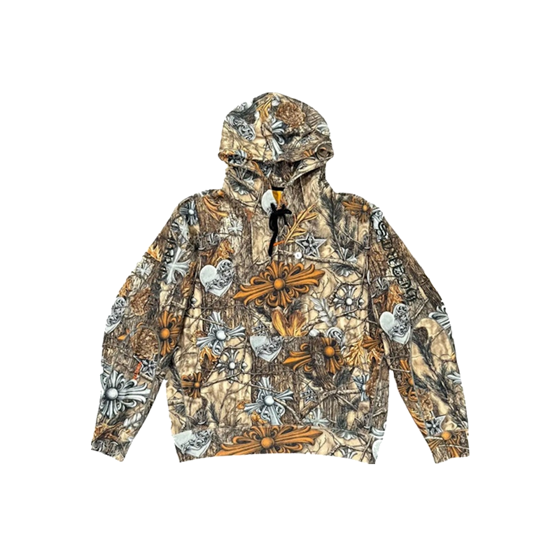 Nike x NOCTA x Chrome Hearts Hoodie Multicolor/Safety Orange