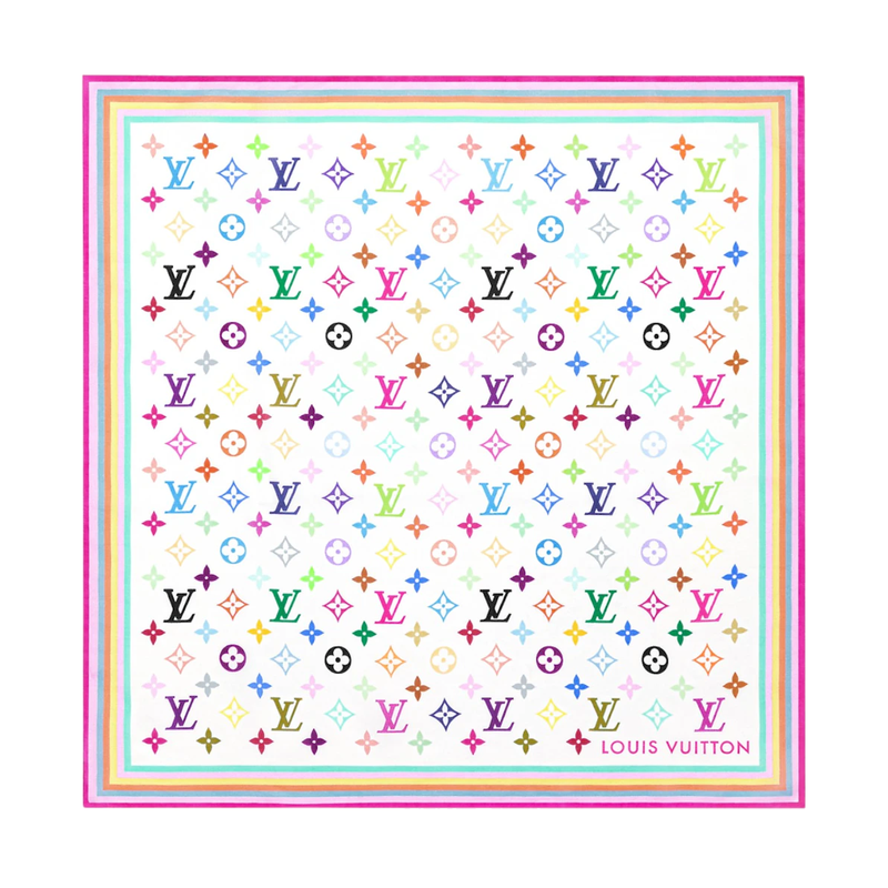 Louis Vuitton x Takashi Murakami Square 55 White Multicolored