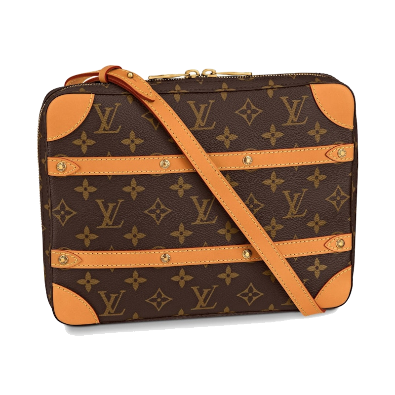 Louis Vuitton Soft Trunk Messenger Monogram MM Brown