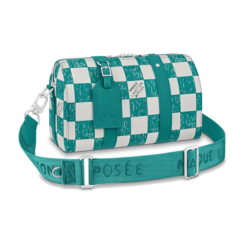 Louis Vuitton City Keepall Graphite Teal