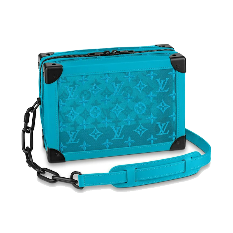 Louis Vuitton Soft Trunk Monogram Mesh Turquoise
