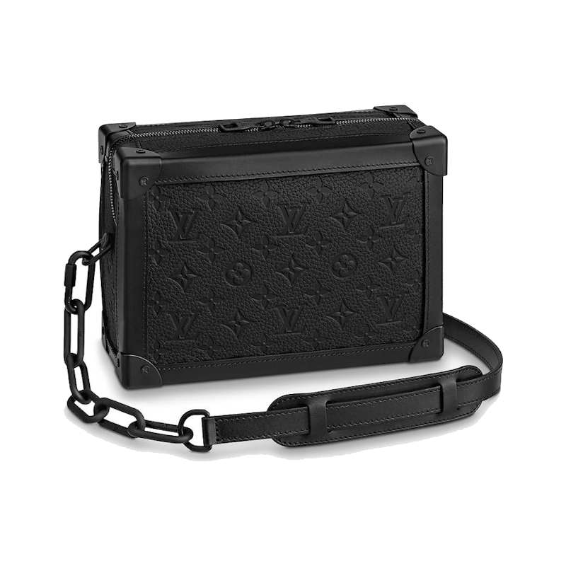 Louis Vuitton Soft Trunk Monogram Embossed Black