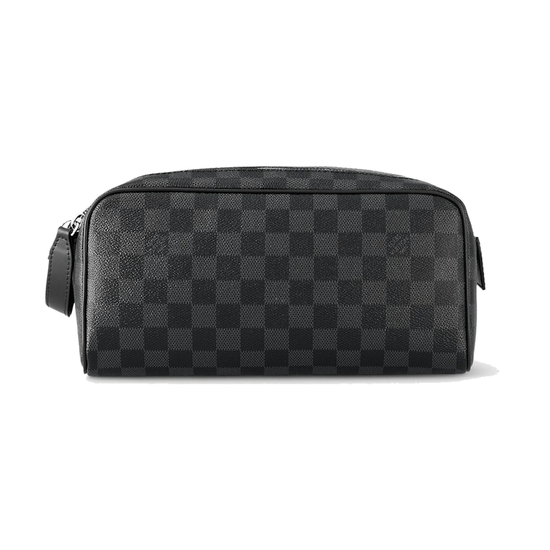Louis Vuitton Dopp Kit Toilet Pouch Damier Graphite Canvas