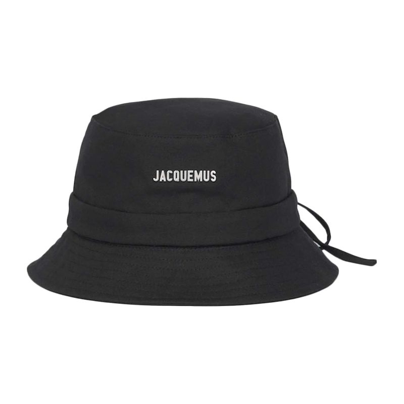 Jacquemus Le Bob Gadjo Bow Bucket Hat Black