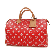 Louis Vuitton Speedy P9 Bandoulière 40 Monogram Leather Red
