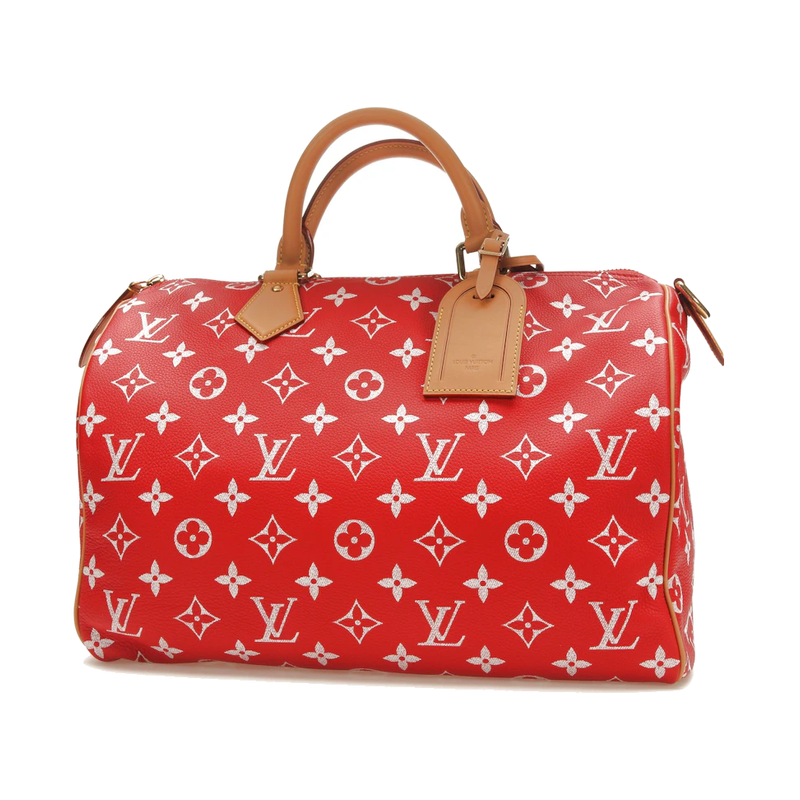 Louis Vuitton Speedy P9 Bandoulière 40 Monogram Leather Red