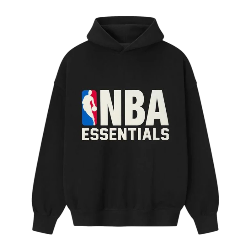 Fear of God Essentials NBA Sport Hoodie Vintage Black