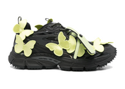 OFF-WHITE Be Right Back Black Green Butterflies