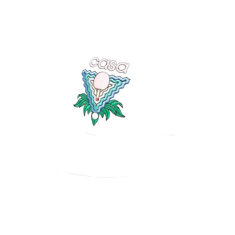 Casablanca Memphis Icon Strap-Back Cap White/Multi
