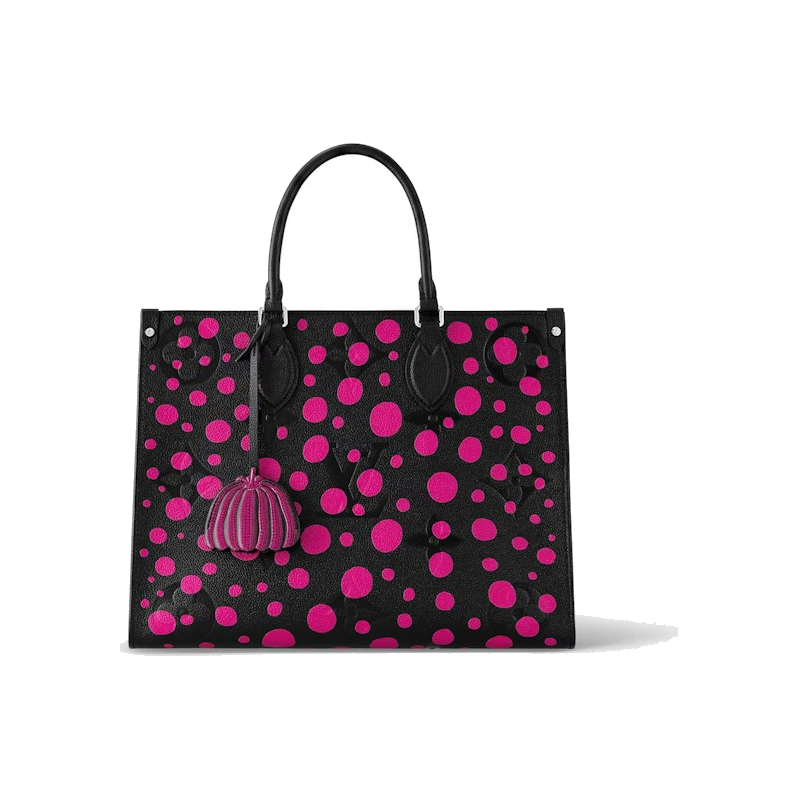 Louis Vuitton LV x YK Onthego MM Black/Fuchsia