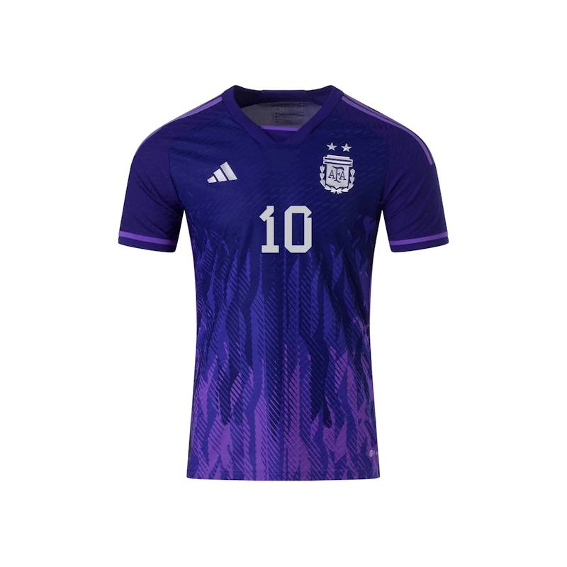 Adidas Argentina 2022-23 Messi Away Jersey Legacy Indigo/Purple Rush