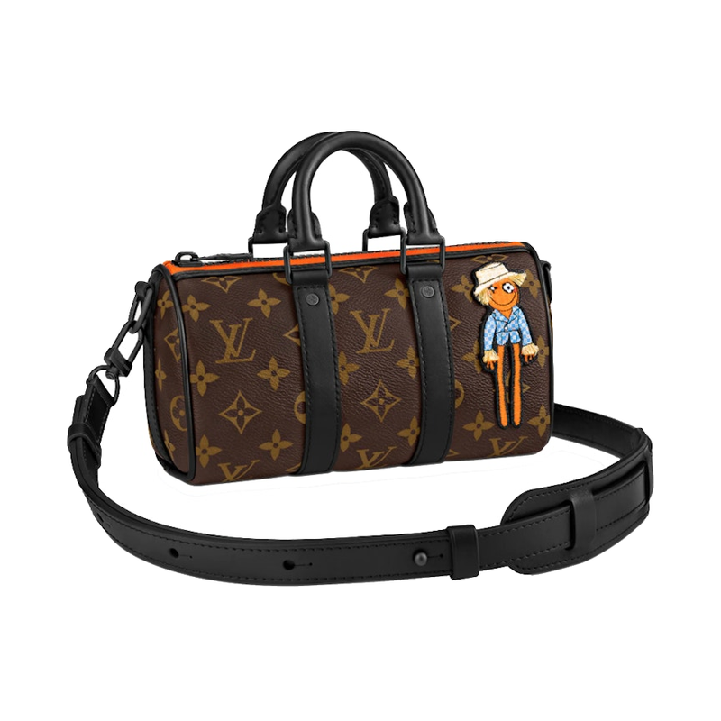Louis Vuitton Keepall XS, mini sac Louis Vuitton inspiré du Keepall avec doubles poignées Toron, fermeture zippée et bandoulière ajustable.