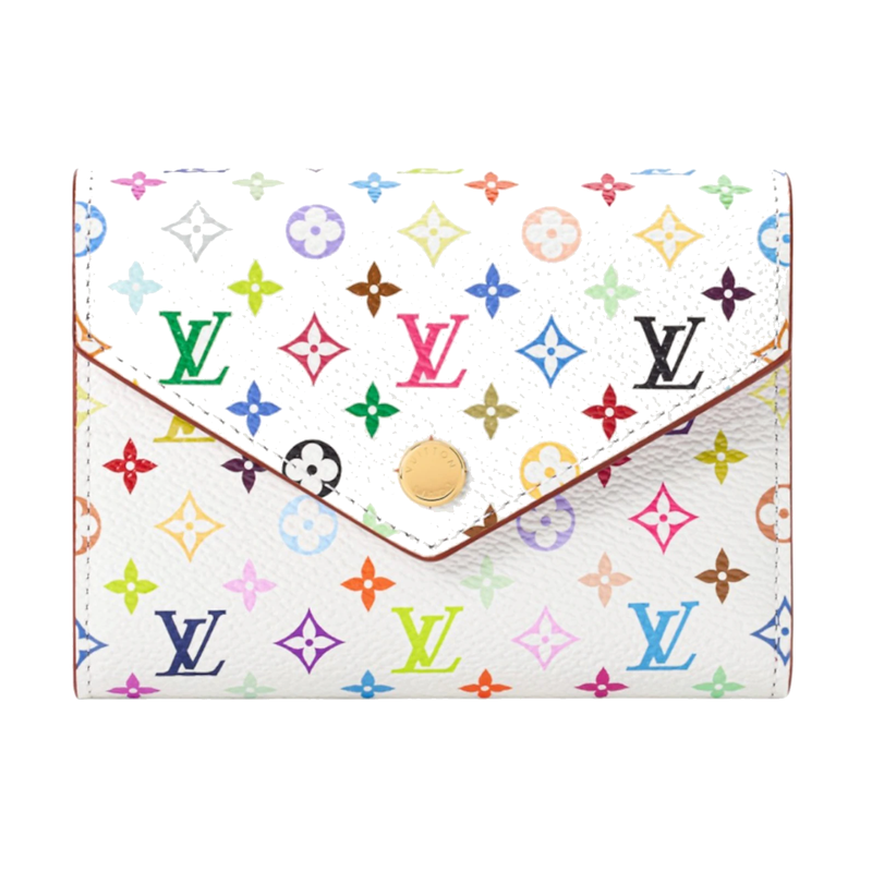 Louis Vuitton x Takashi Murakami Victorine Wallet Multicolor White